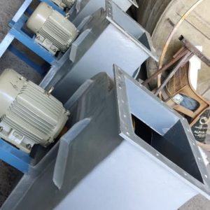 PVC FRP Industrial Blowers With Electric Motors | CRF Equipments